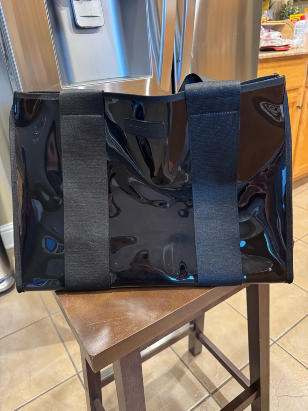 case-mate Black Tote Bag with Bow and Pouch - Picture 4 of 4